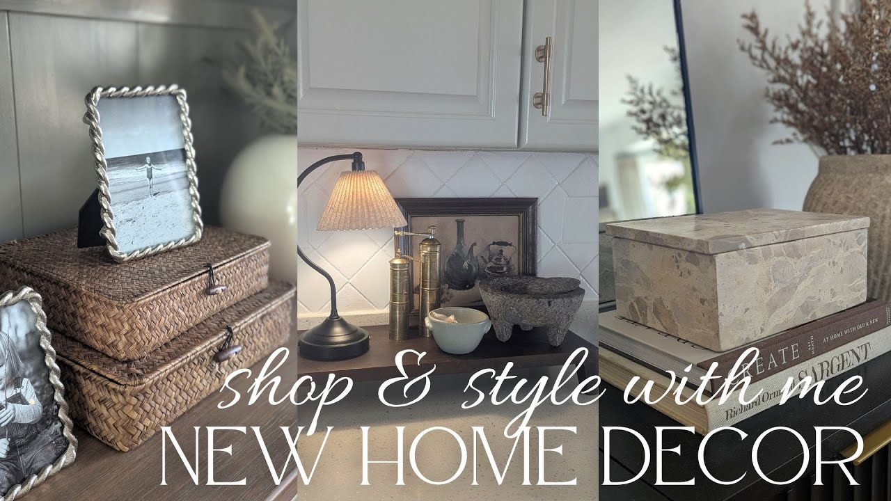 Shop and Style with Me / Home Decor Haul / At Home and Target