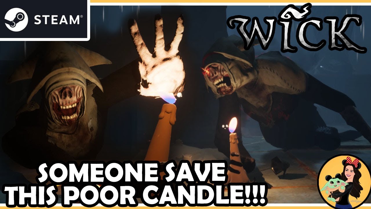 SOMEONE SAVE THIS POOR CANDLE!! - (FULL GAME) Wick Gameplay  (Steam / PC)