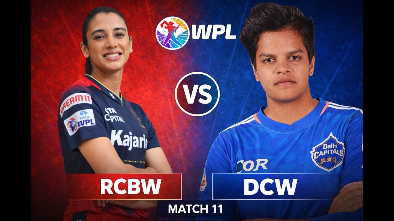 WPL LIVE: RCB vs DC - The Battle for Supremacy