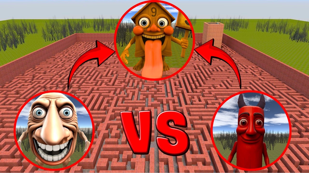 TUNG TUNG SAHUR vs SCP-096 vs Sonic Tapes | Garry’s Mod Final Battle