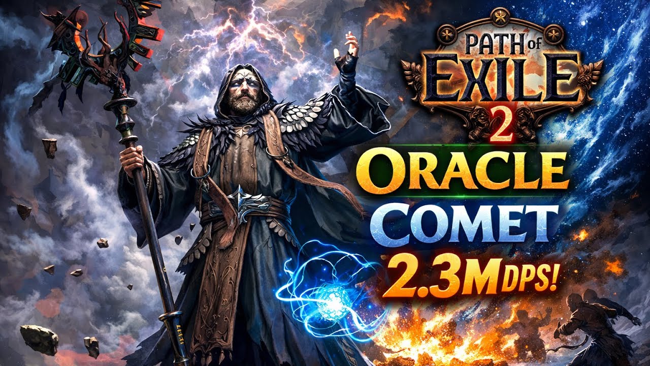 POE2 0.4 Oracle Druid | Frostbolt CoC Double Comet 2.3m CoE Archmage Arctic Armour | Final build 