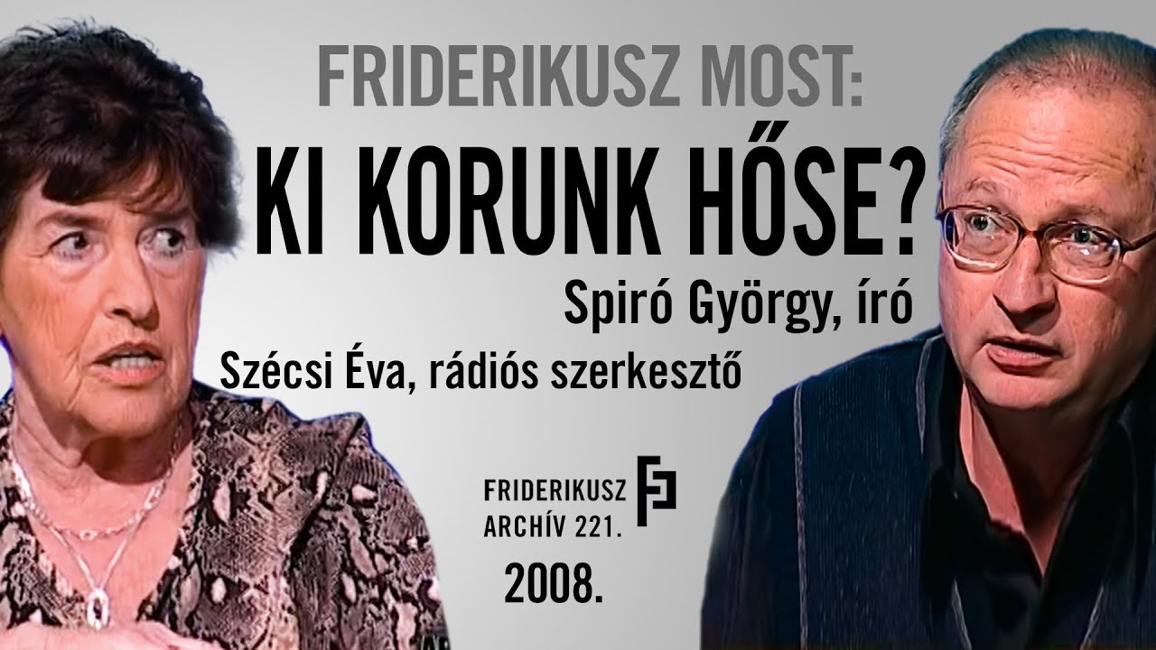 FRIDERIKUSZ MOST: ARRA VAGYOK KÍVÁNCSI SZÉCSI ÉVÁVAL ÉS SPIRÓ GYÖRGGYEL, 2008. / F.A. 221.