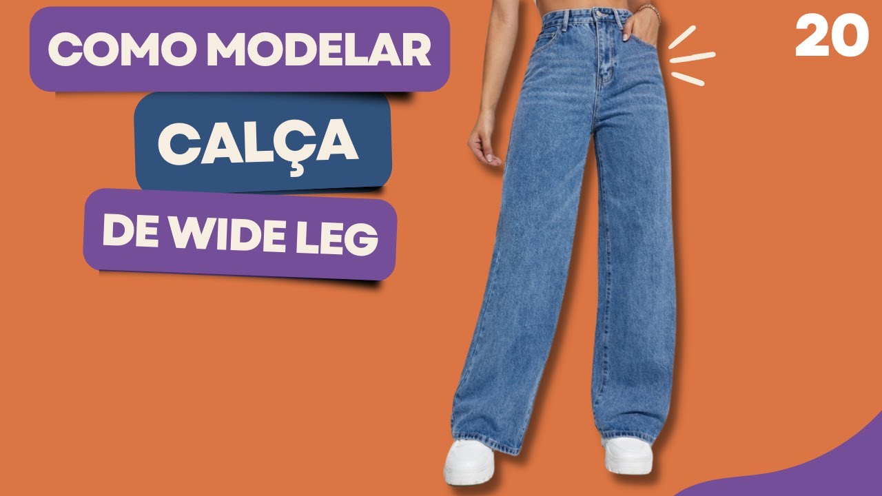 Calça Wide Leg Molde | Dayse Costa