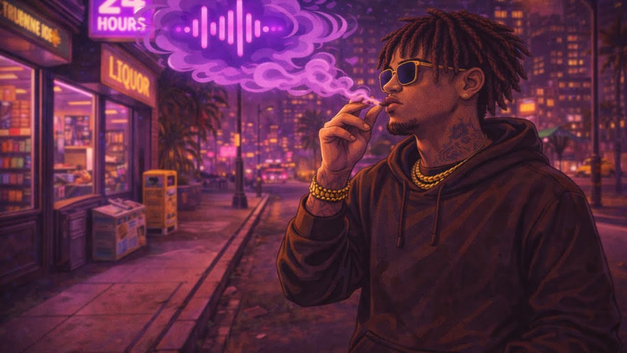 Up In Smoke (420 Edition) 🌿 | Chill Rap • Bluesy Hip-Hop • Night Vibes