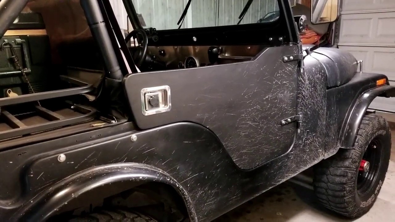 Jeep CJ5 Homemade Half Doors
