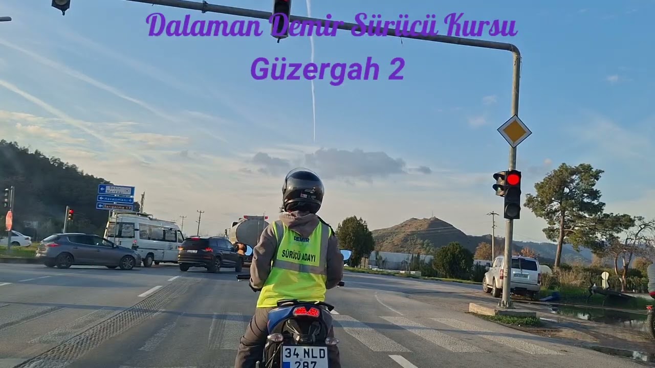 Dalaman Direksiyon Sınav Güzergahı (2. GÜZERGAH-ORTACADAN DÖNÜŞ)