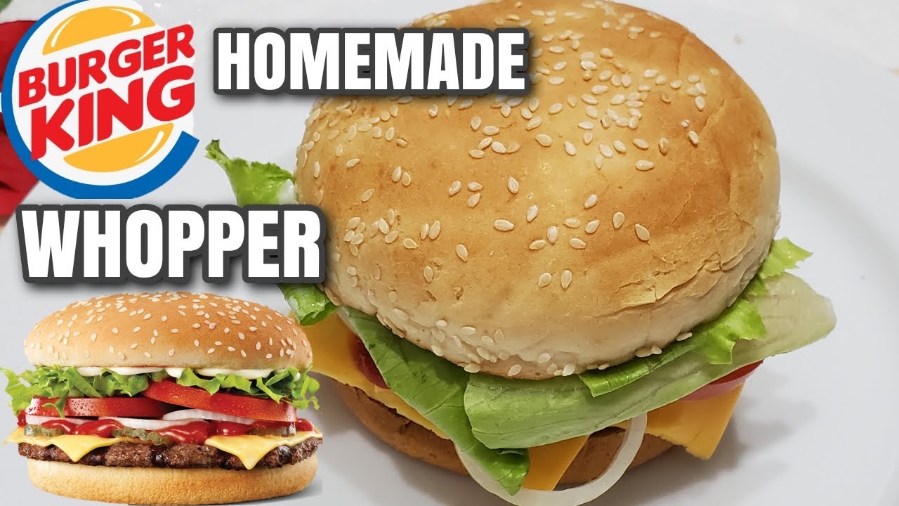 Homemade Burger King Whopper | Best Burger Recipe