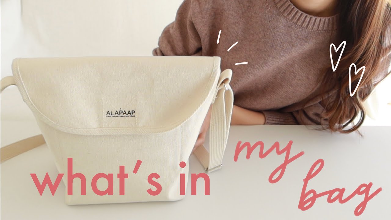［what's in my bag?］最近のカバンの中身 | お気に入りポーチやコスメ // ウイルス対策