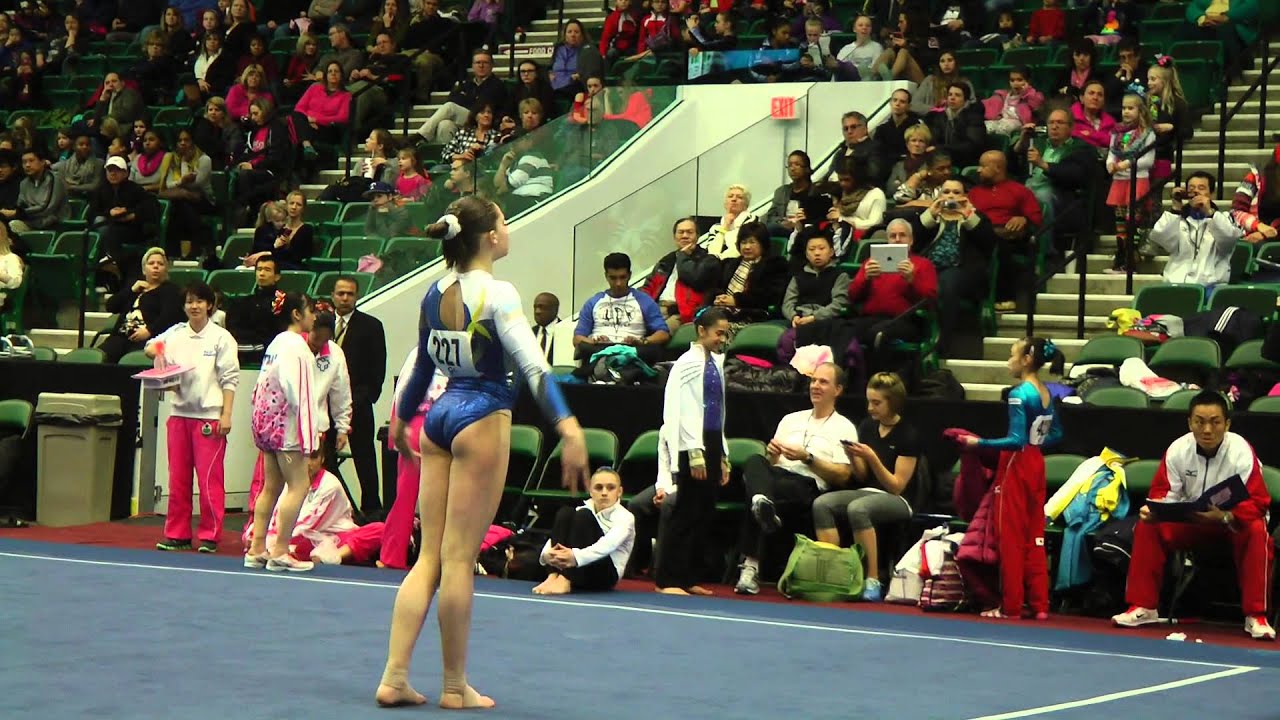 Iryna Sahaydak - Floor - 2014 WOGA Classic