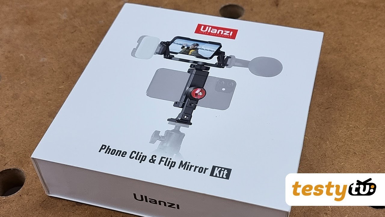 Ulanzi - zestaw do nagrywania telefonem - Phone Clip & Flip Mirror Kit
