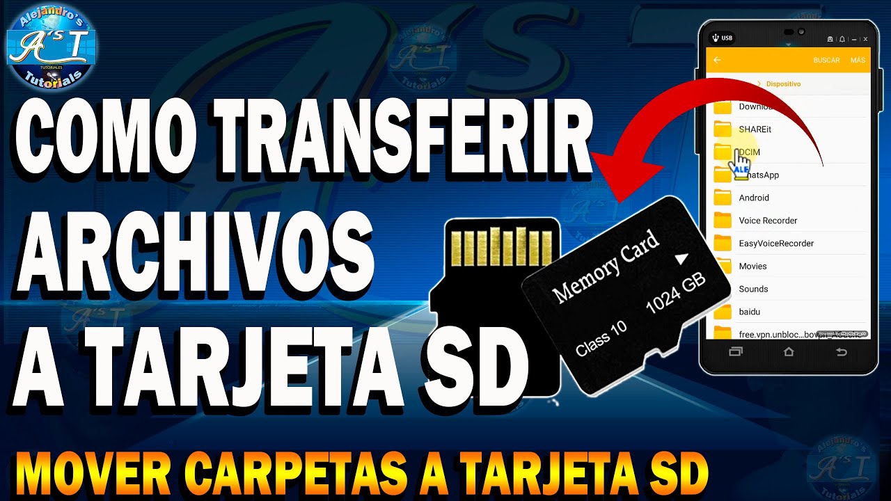 Como Transferir Archivos A Tarjeta SD - Mover Carpetas A La Memoria Sd