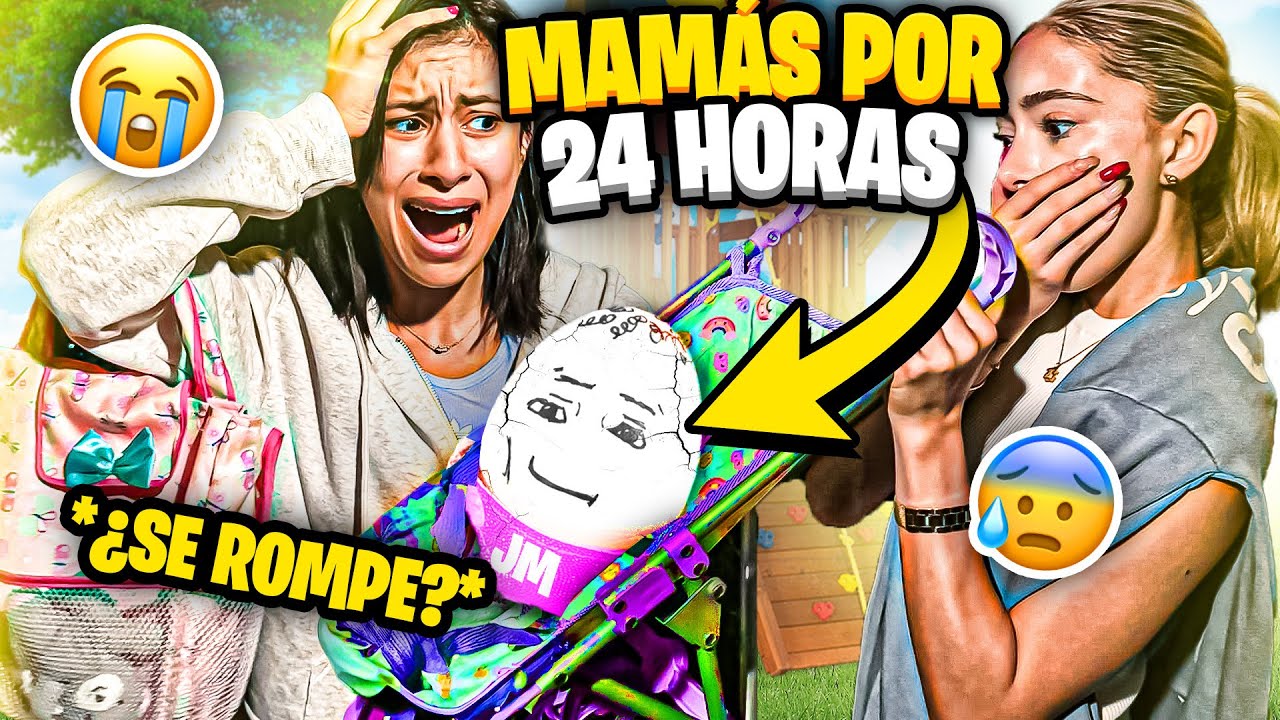 MAMÁS DE UN HUEVO POR 24 HORAS😳| Hermanas JM