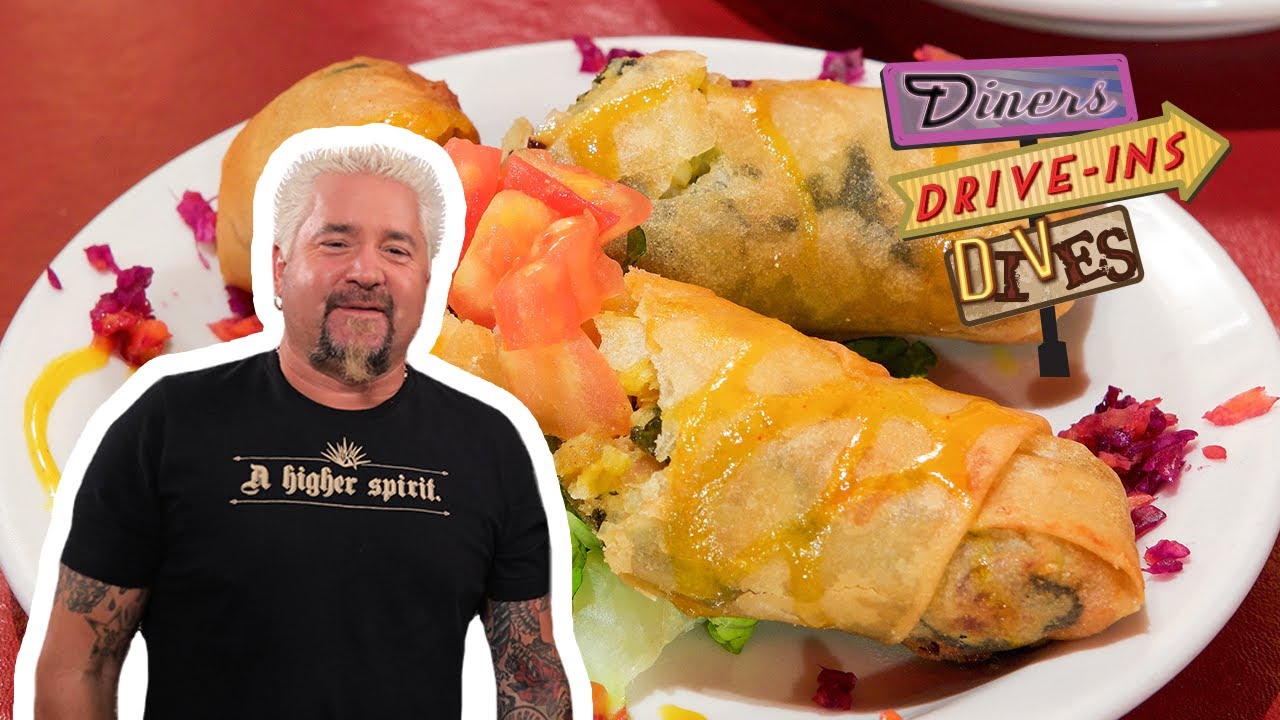 Guy Fieri Eats Soul Food at Mert's Heart & Soul in NC | Diners, Drive-Ins and Dives | Food Network