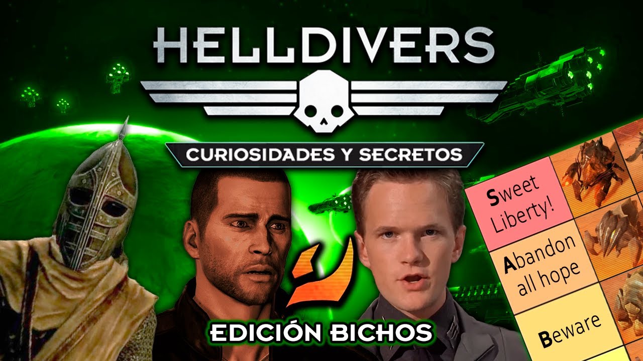 HELLDIVERS 1 CURIOSIDADES Y SECRETOS | EDICION BICHOS