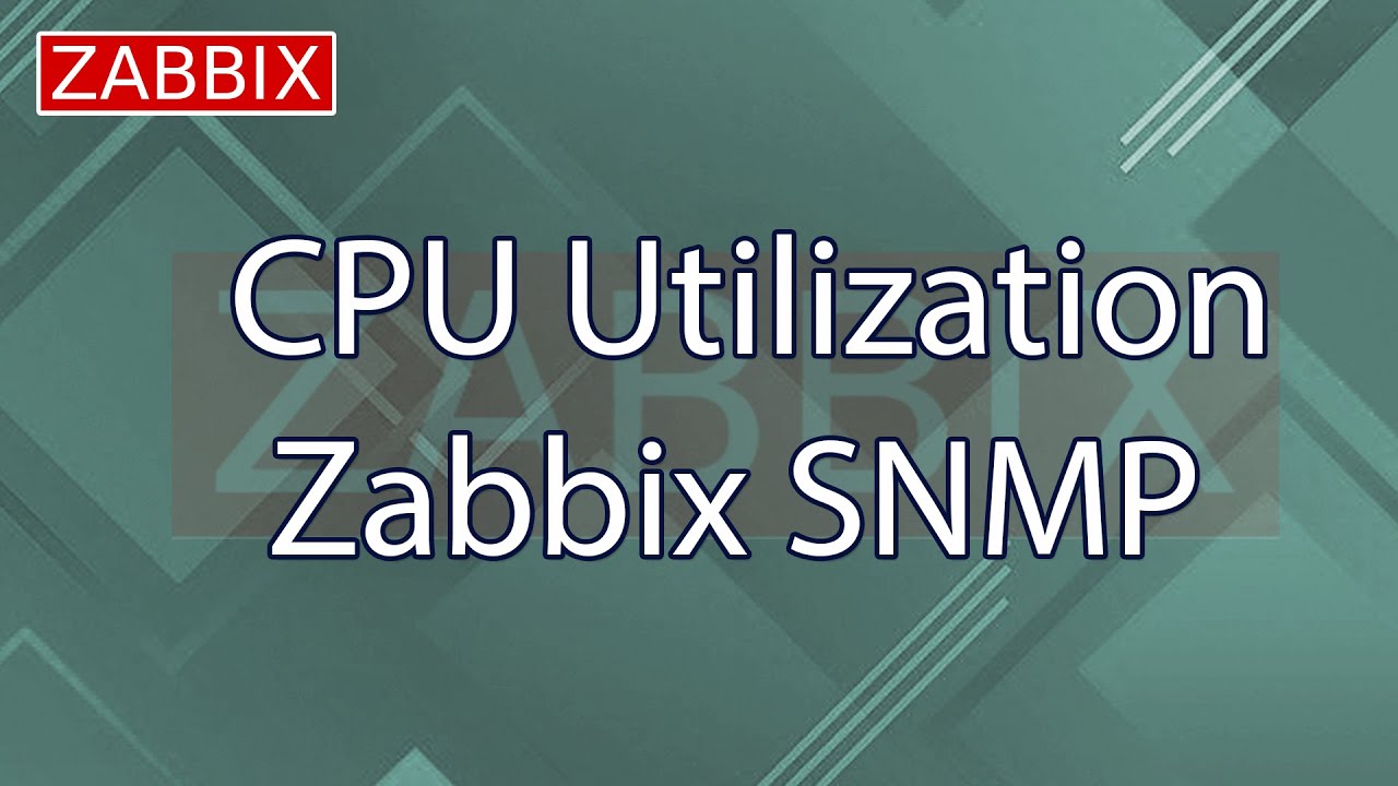 CPU Utilization Zabbix SNMP