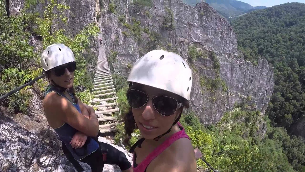 Via Ferrata, Nelson Rocks, WV, GoPro Video