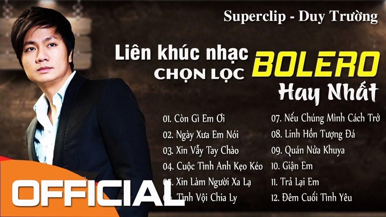 Tuyệt Đỉnh BOLERO Đi Vào Lòng Người - Liên Khúc Nhạc Vàng Trữ Tình BOLERO Chọn Lọc Hay Nhất