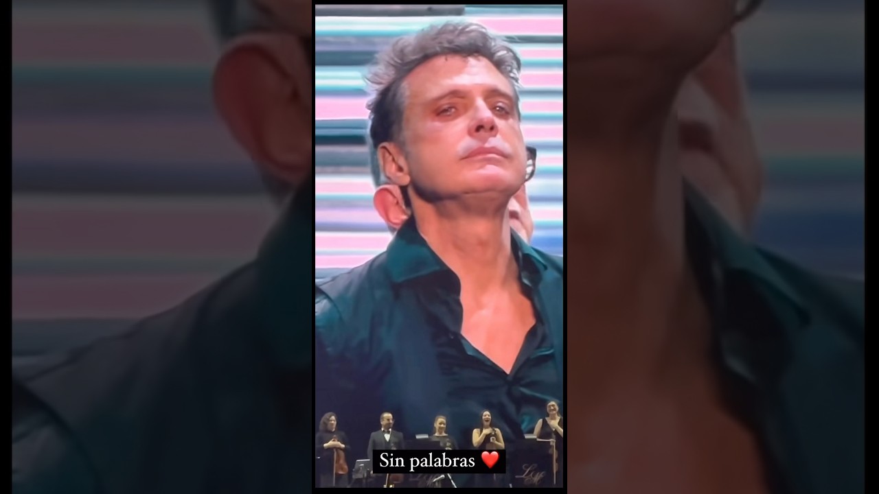 Luis Miguel llorando despu&eacute;s de su Concierto #luismiguelenconcierto #luismiguel