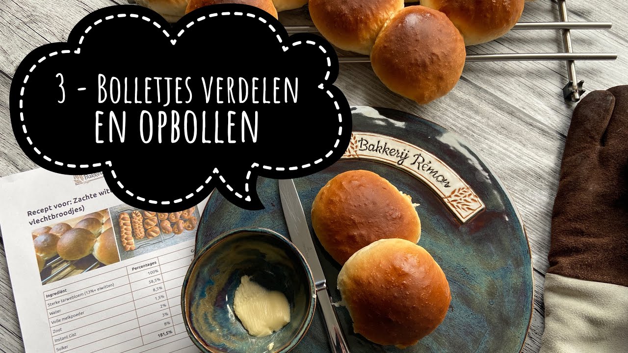 3 - Bolletjes verdelen en opbollen