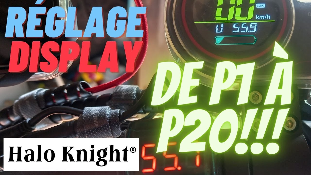 Réglage de votre display QS-S4 Halo Knight T107 Pro, les détails !