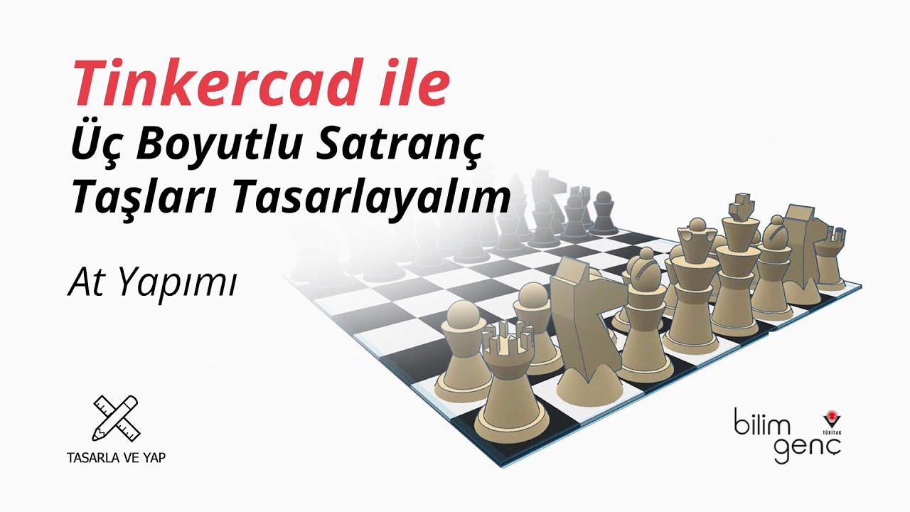 Tinkercad ile Üç Boyutlu Satranç Taşları Tasarlayalım - At Yapımı