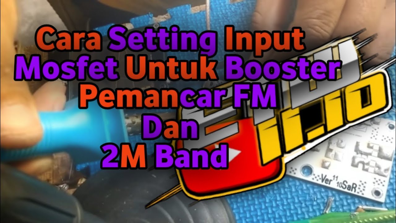 Membuat dan Seting  Balun Input Booster Mosfet Menggunakan Kabel Teflon 50 Ohm
