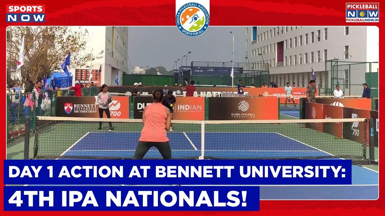 LIVE: Day 1 of the 4th IPA Nationals Pickleball at Bennett University!