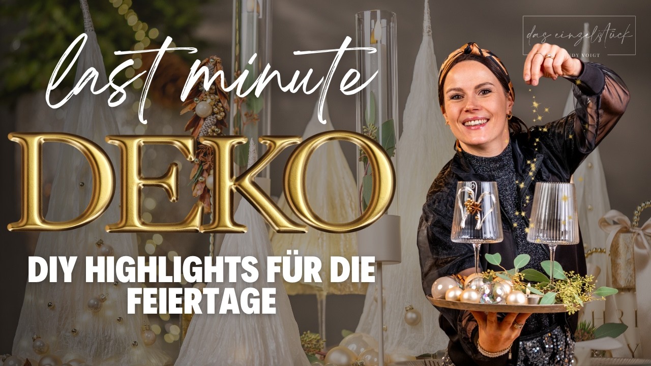 Festliche Tischdeko und Geschenke leicht gemacht: DIY-Ideen für jedes Budget!