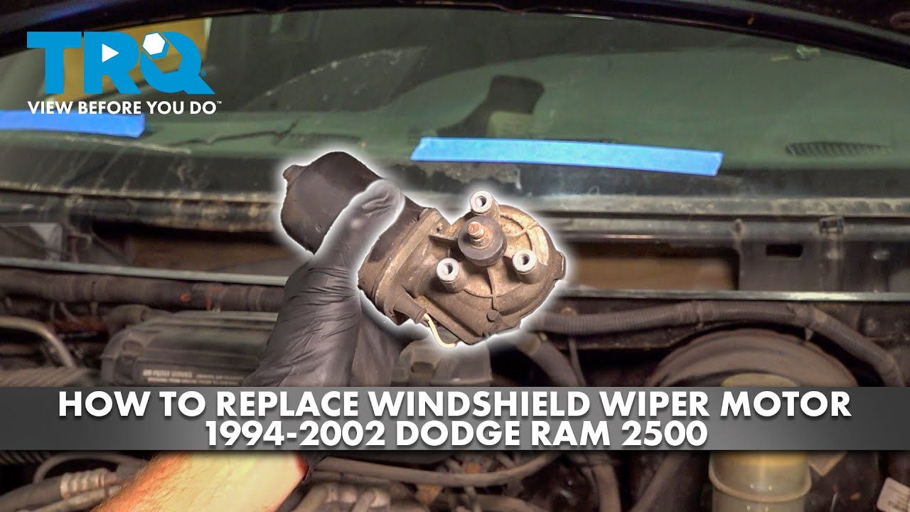 How to Replace Windshield Wiper Motor 1994-2002 Dodge Ram 2500