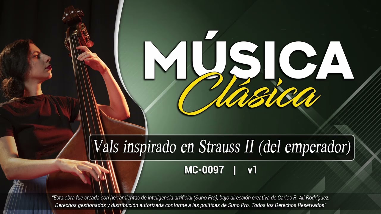 MÚSICA CLÁSICA | Vals inspirado en Strauss II (Vals del emperador) | MC-0097 v1 | Carlos Ali