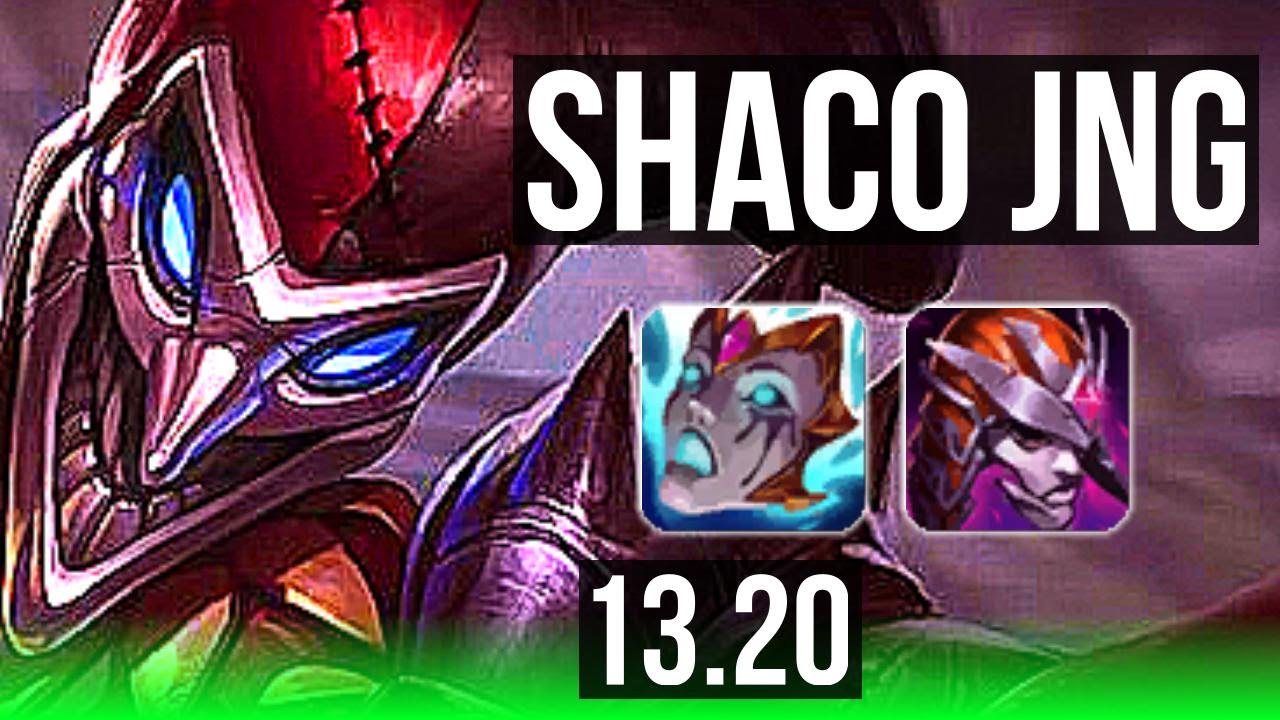 SHACO vs ZAC (JNG) | 4.7M mastery, 4/1/12, 1400+ games | EUW Master | 13.20