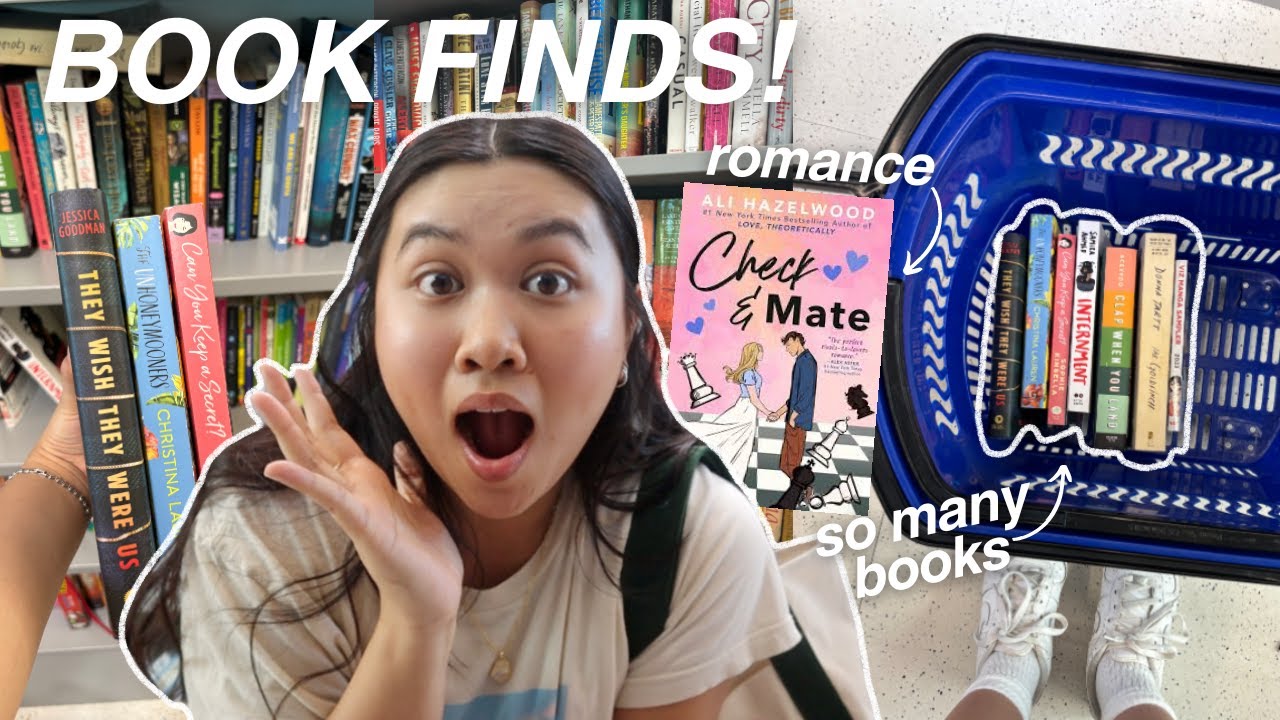 come book thrifting with me (really good finds!!)