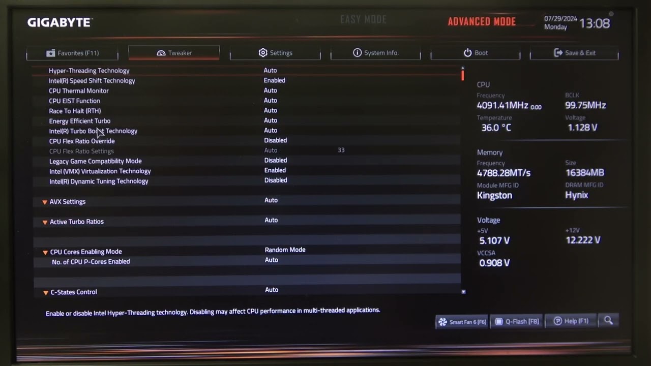 How To Enable & Disable Intel Turbo Boost On Gigabyte Z790 EAGLE AX Motherboard