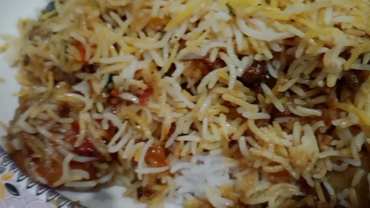 Beef biryani recipe