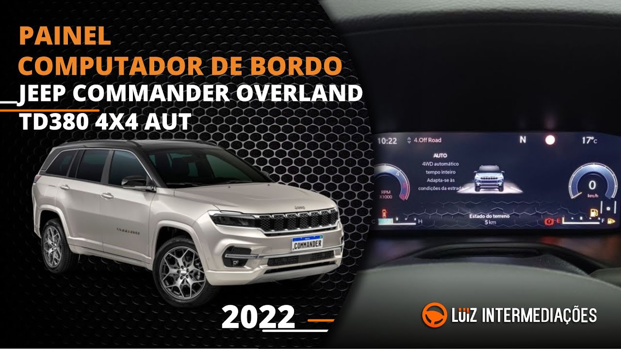 Painel | Computador de bordo | JEEP COMMANDER OVERLAND TD380 4X4 AUT 2022