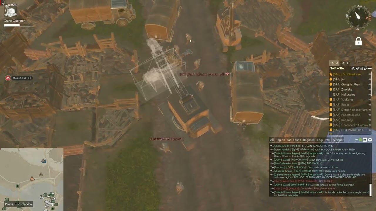 Foxhole Airborne: Imposter crane