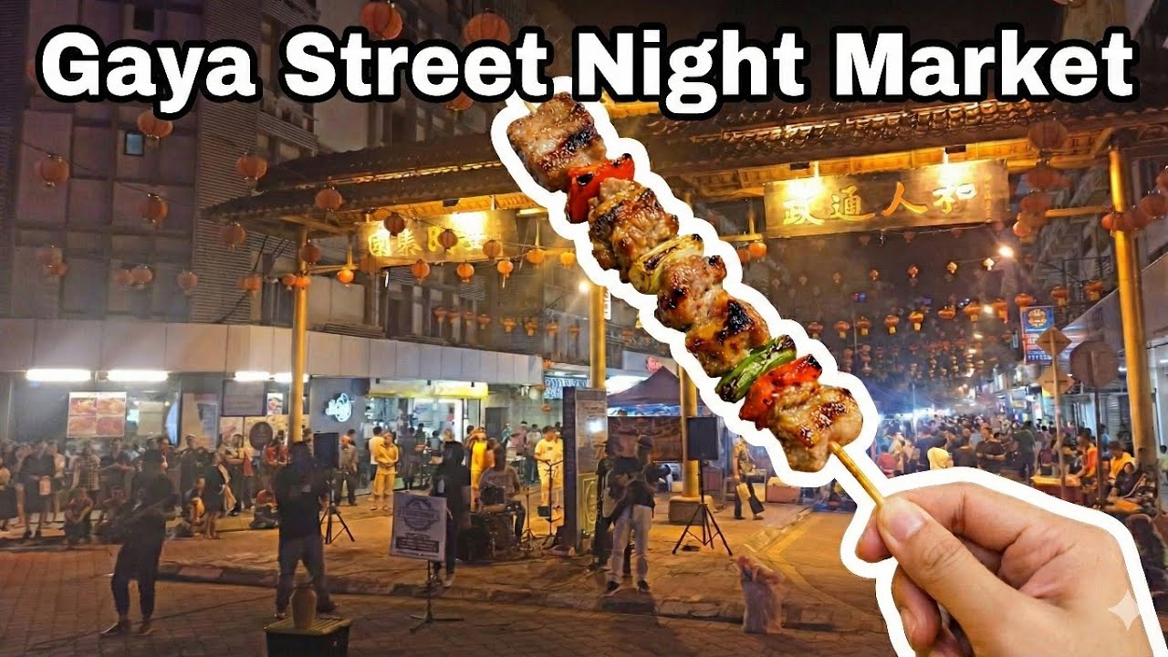 A Foodie’s Paradise: Tasting Local Favourites at Api Api Night Market @ Gaya Street 🍢✨ , KK, Sabah