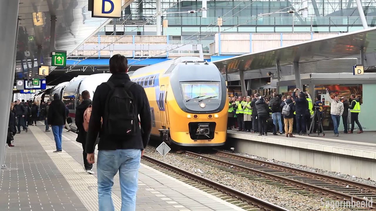 Toeterende treinen in Utrecht Centraal tegen geweld in het OV