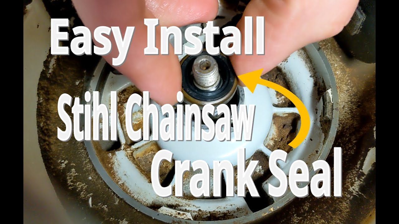 How to INSTALL the Small Crankshaft Seal on a Stihl Chainsaw – Verified by Pressure and Vacuum Check