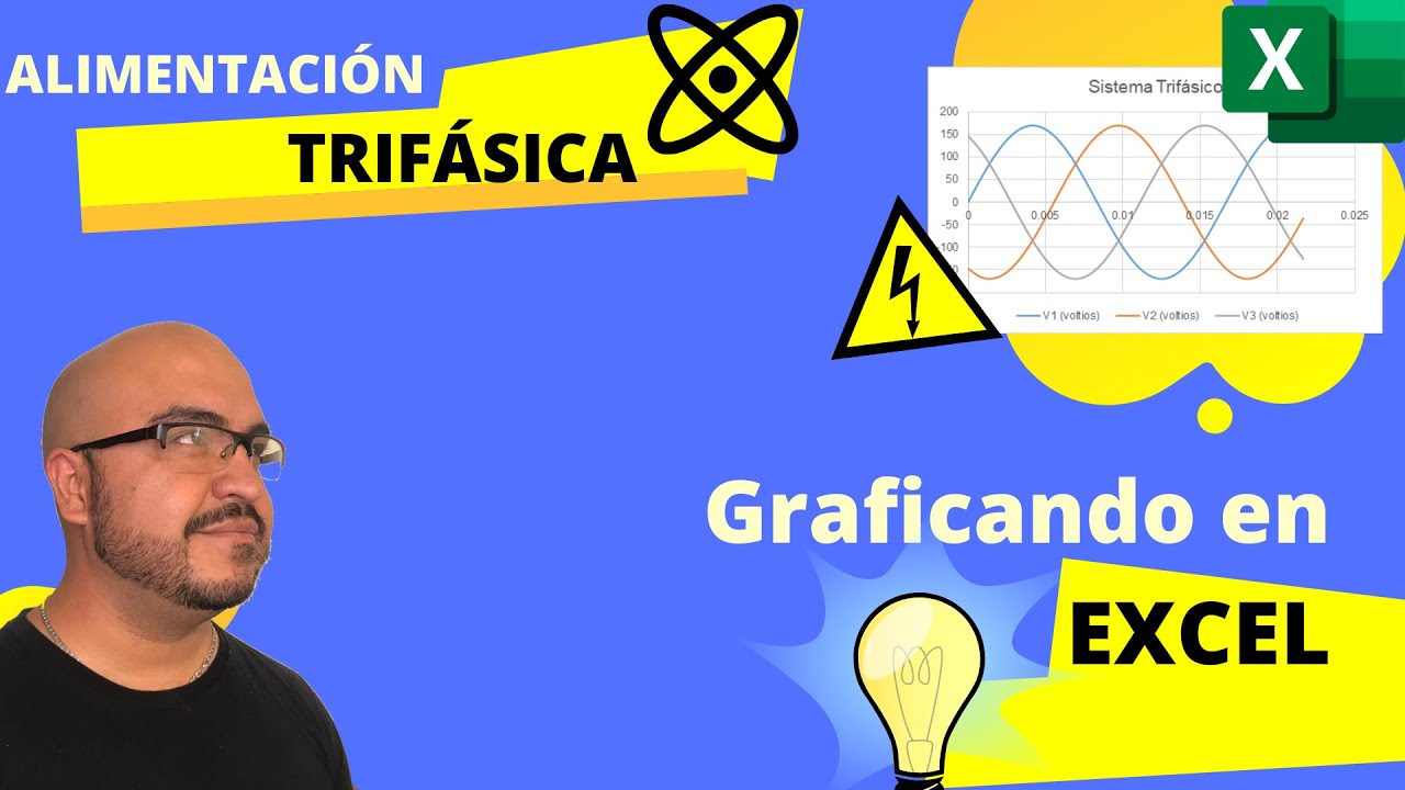 GENERACIÓN DE SEÑALES TRIFÁSICAS DE VOLTAJE | EXCEL