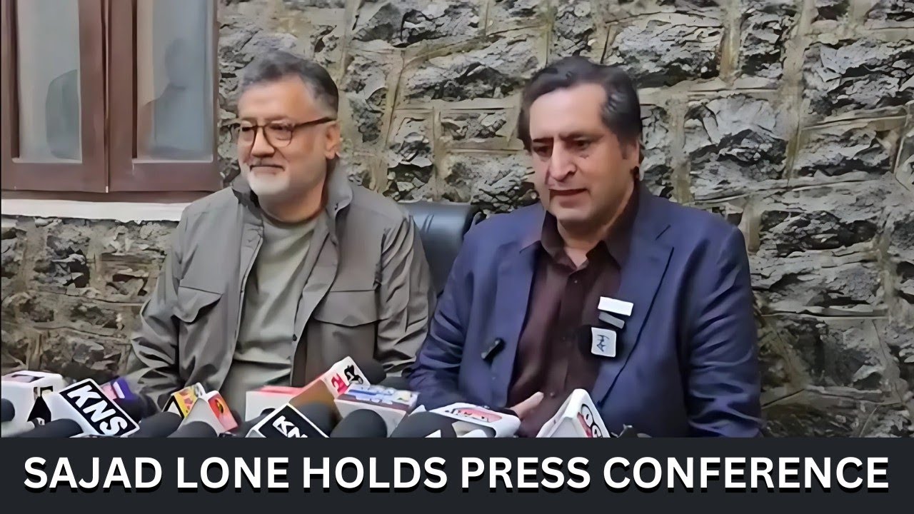 JKPC President Sajad Gani Lone Holds Press Conference