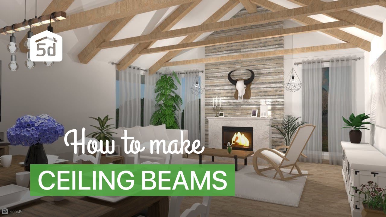 How to make ceiling beams | Web, Android, iOS | Planner 5D