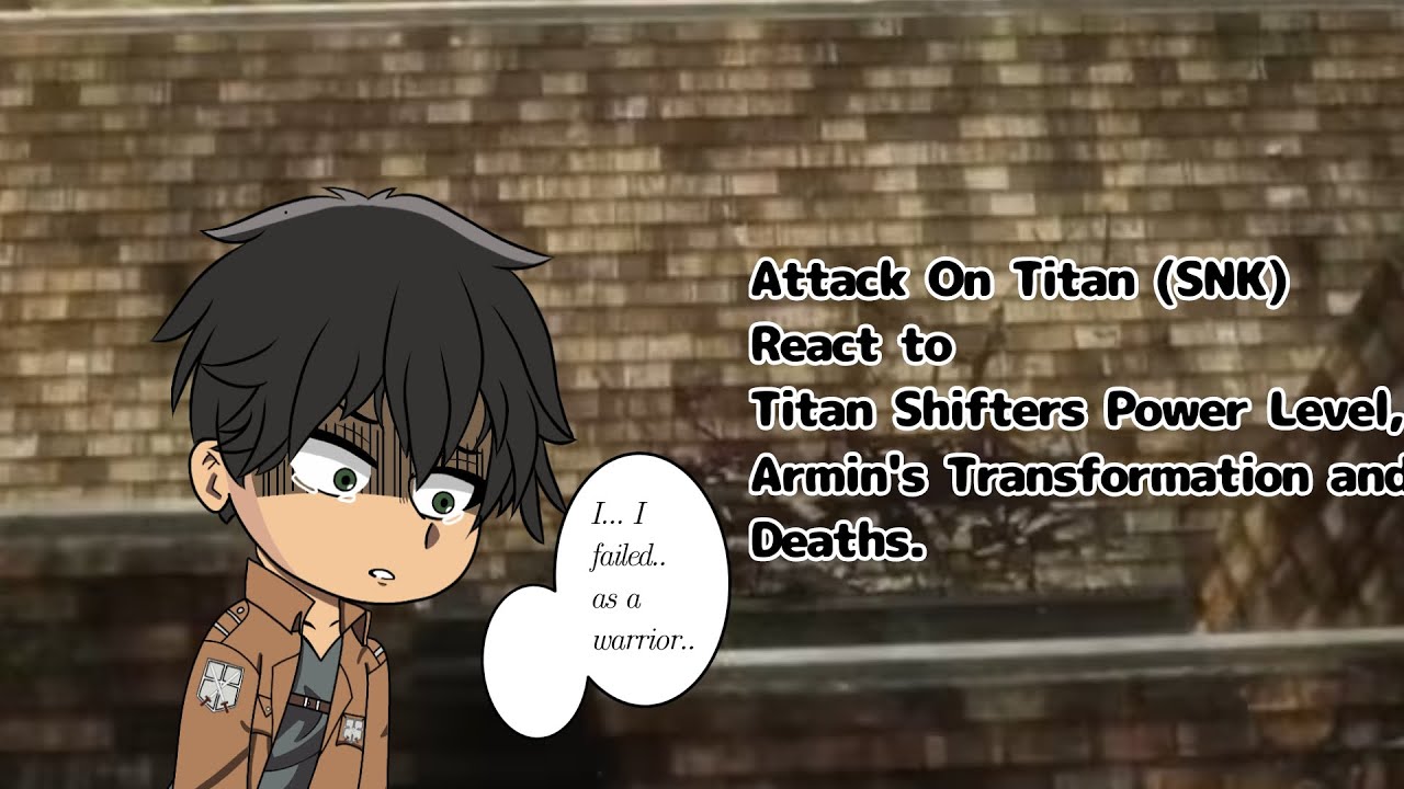 Aot react to Titan Shifters Power Level and some videos. || Part 2 || Reupload