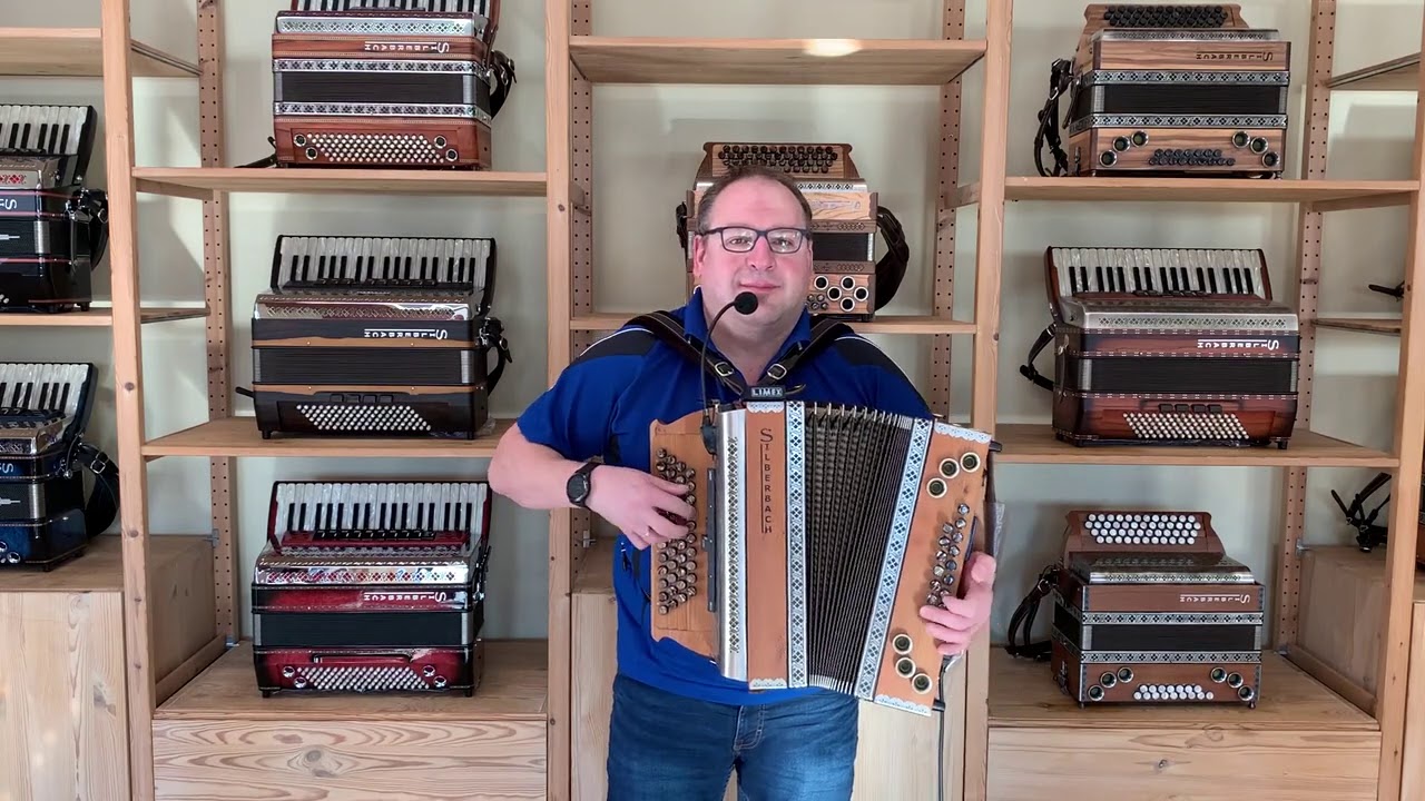 Timple Boarischer auf stummschaltbarer Silberbach Harmonika mit Limex, Harmonika-Haus, Markus Brand
