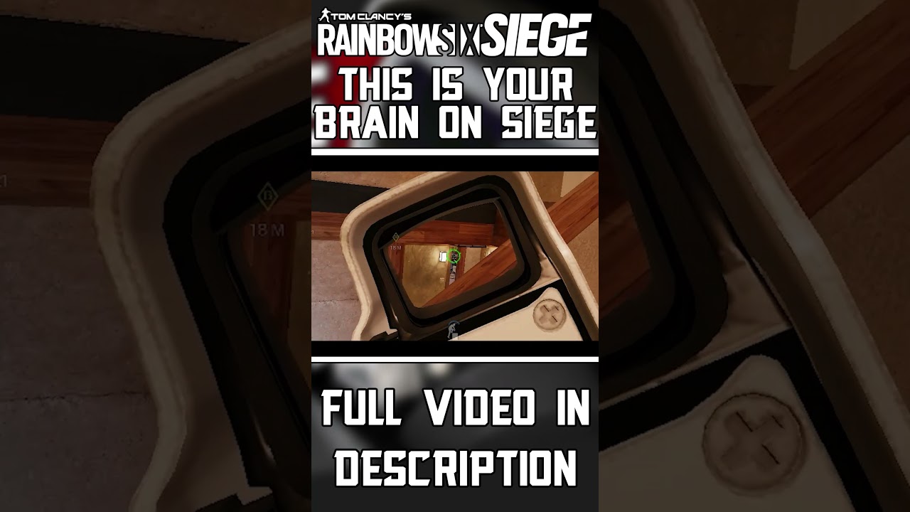 #rainbowsixsiege This is Your Brain on Siege Intro #gaming #funny #animation
