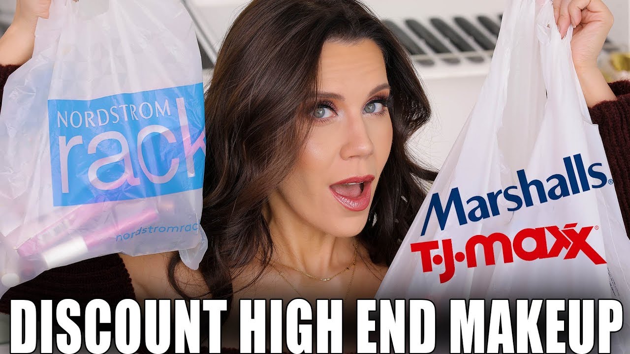DISCOUNTED HIGH END MAKEUP HAUL | Marshalls, TJ Maxx and Nordstrom Rack