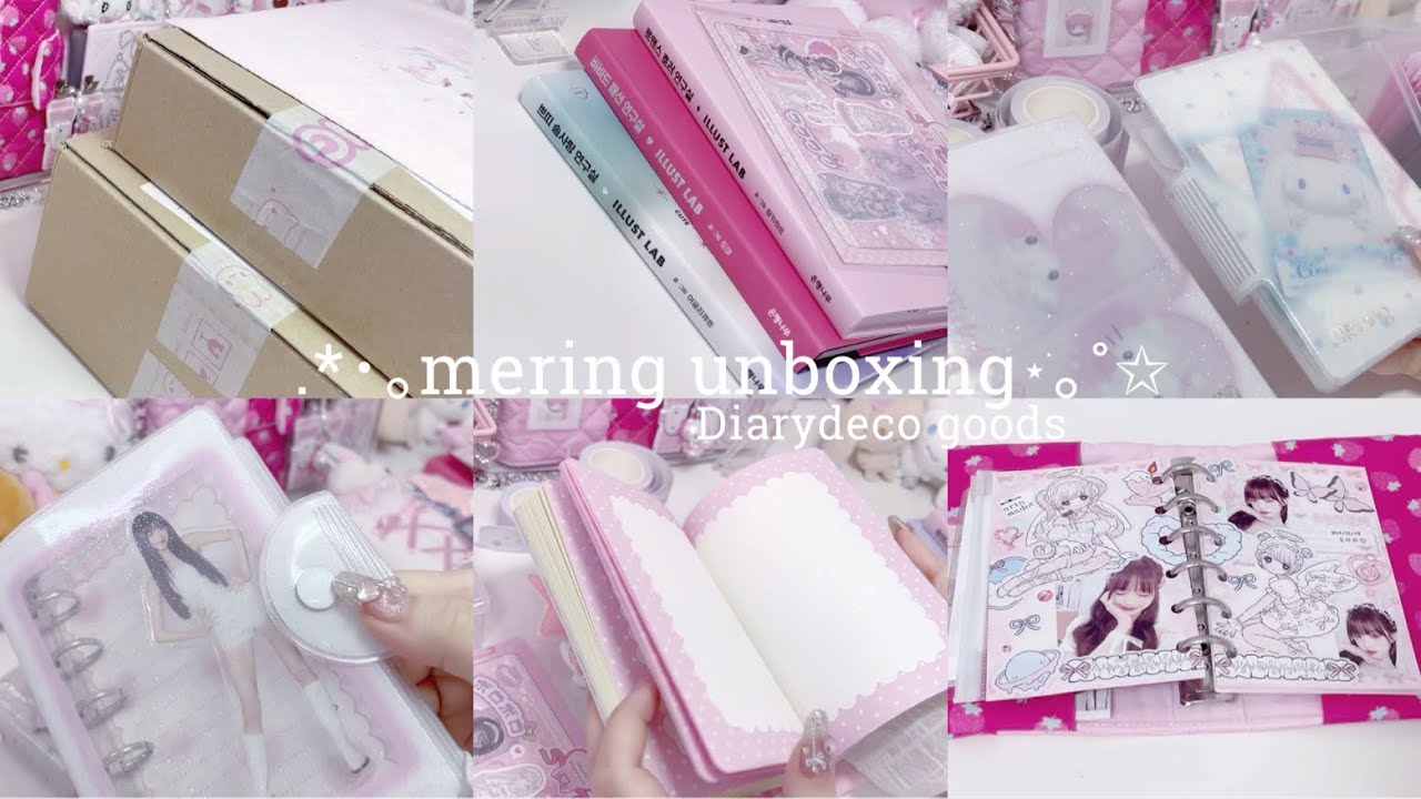 韓国雑貨メリング大量購入🎀⟡.•/オタクの購入品/手帳デコ/シール/【unboxing】