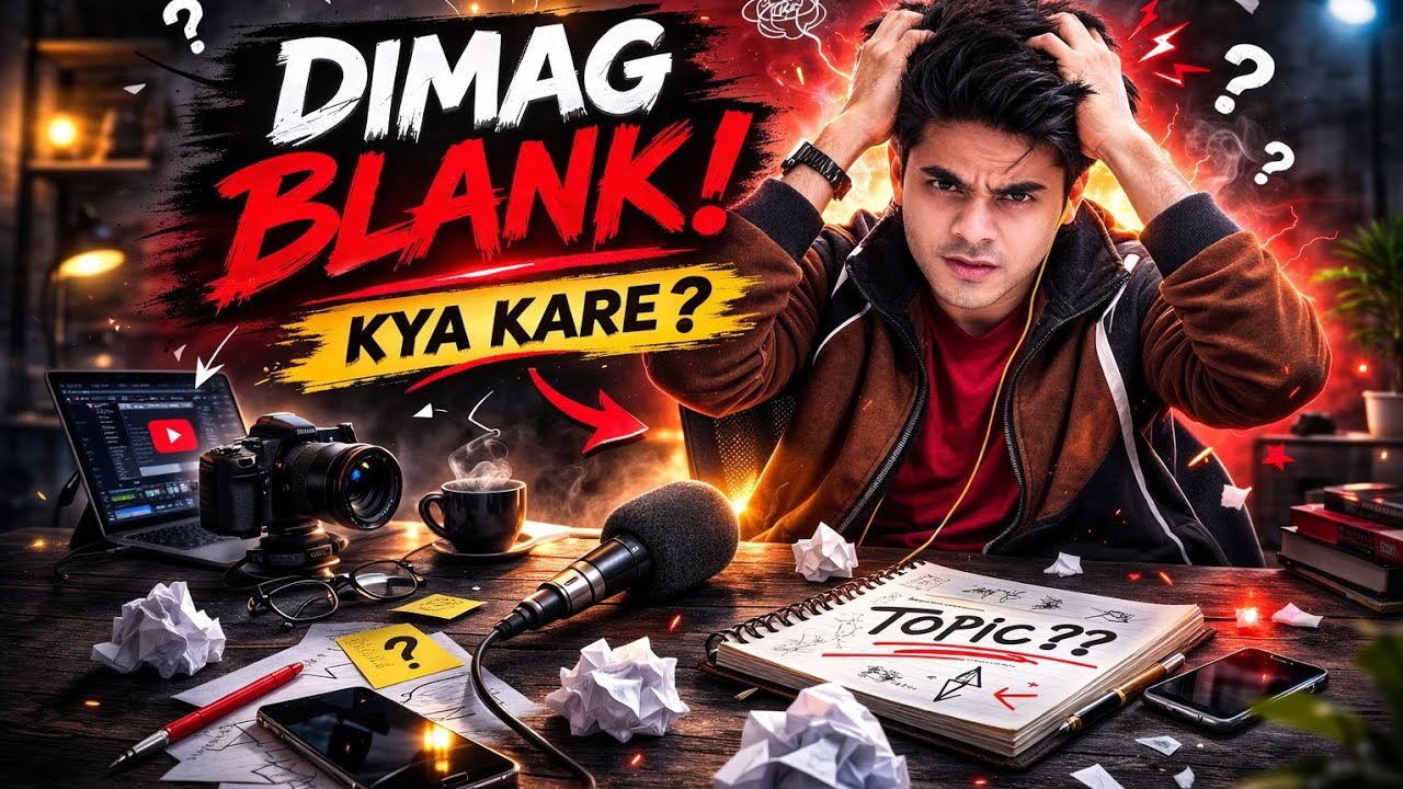 New YouTuber Ka Dimaag Blank? Topic Kaise Dhunde?