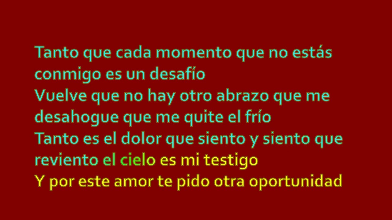 Chayanne - Te Echo De Menos (Karaoke)