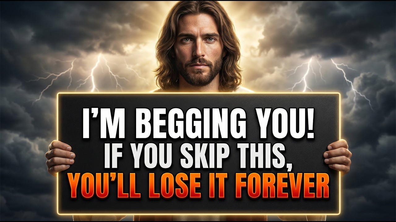 🔴GOD SAYS- I'M BEGGING YOU! IF YOU SKIP THIS | Gods message | Gods Support Today | God Helps
